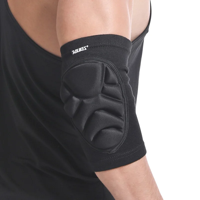 Aolikes C-0245 Compression Sleeves Men Women Arm Sleeve Pad professional sports anti-collision EVA tactical elbow pads