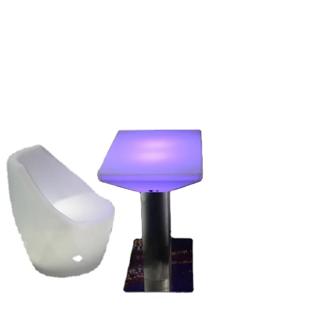 RGB Color changing led table for tea house Waterproof LED coffee Table