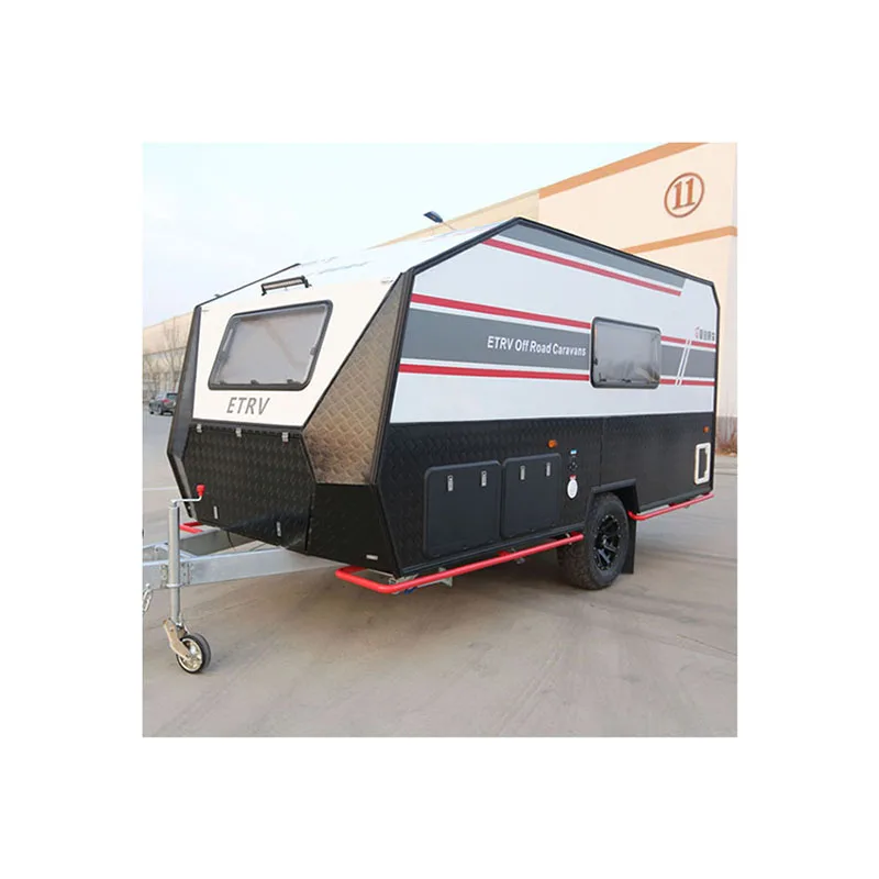 High Performance Standard Family Van Aluminum Body Rv Travel Trailer Caravan
