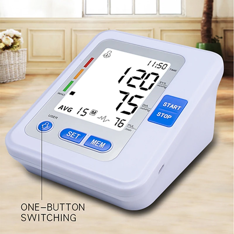 High Arm Ambulatory Smart Heart Rate Monitor Sphygmomanometer Blood