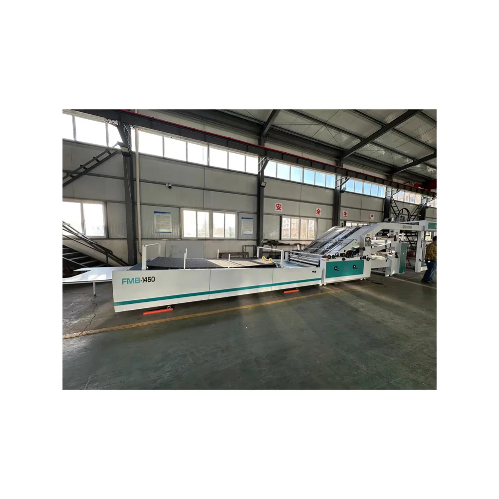High Speed Automatic Machine 5  Paperboard Flute Laminating Machine Packaging Factory