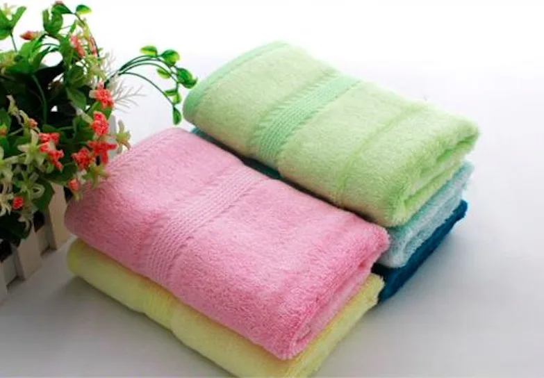Hot Selling Towels 70% Bamboo 30% Cotton light weight soft Bath Towel Customized Bamboo Bath hand washcloth Towel set