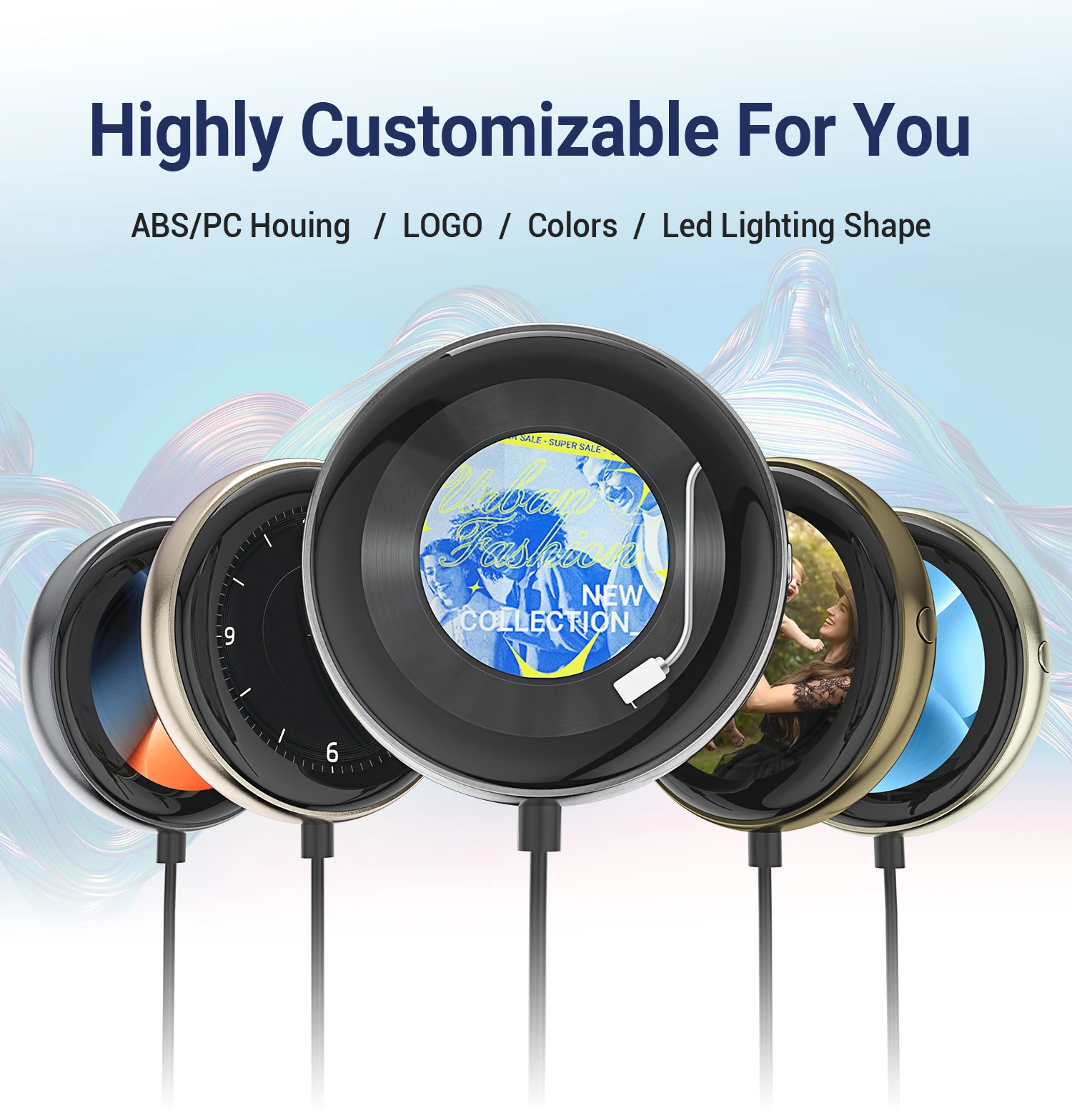 Ottocast New Arrival Carplay Clip Wireless Carplay AI Smart Box Carplay for Car Diffuser Digital Picture Frame  Plug and Play