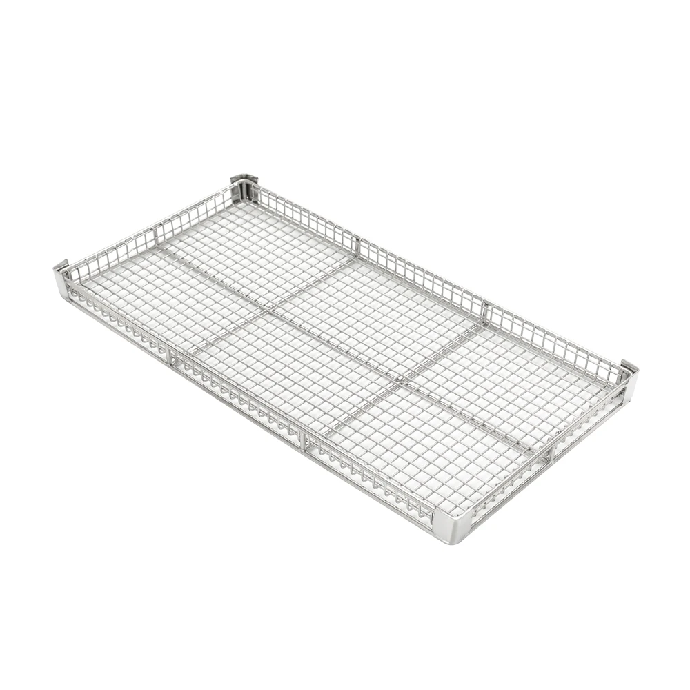 Wire Mesh Fruits Tray with Handle For Vegetables Fruit for Kitchen Storage Basket Wholesale price for sale kitchen Accessories