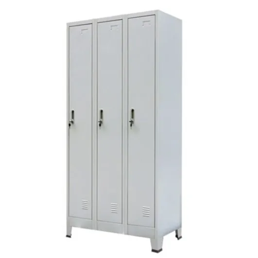 Шкафчик стальной трехдверный