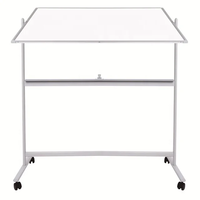 Wholesale custom double-sided reversible magnetic dry erase whiteboard mobile stand plate