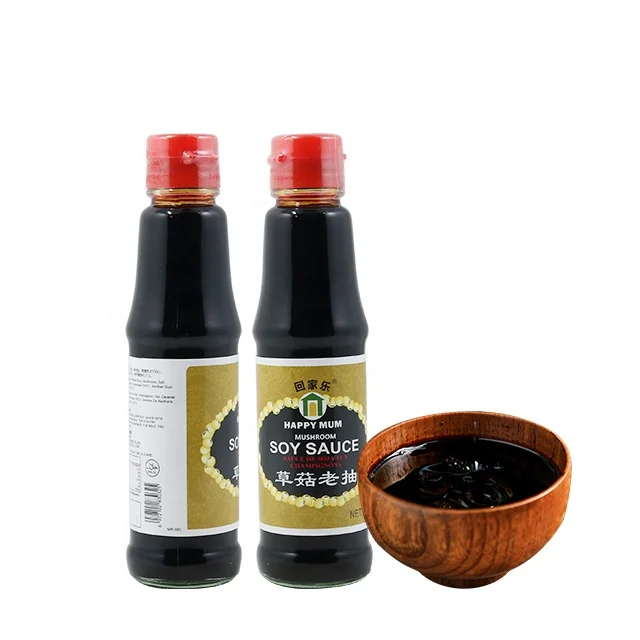 Chinese Fermented Seasoning Premium Soya Sauce HALAL NON-GMO Mushroom Soy Sauce
