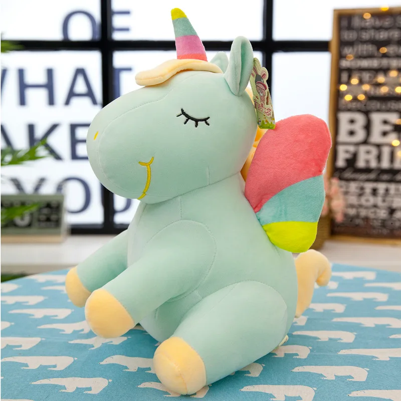 Unicorn cushion for sleeping in office plush toy  custom plush cushion seal toy soft seat cushion