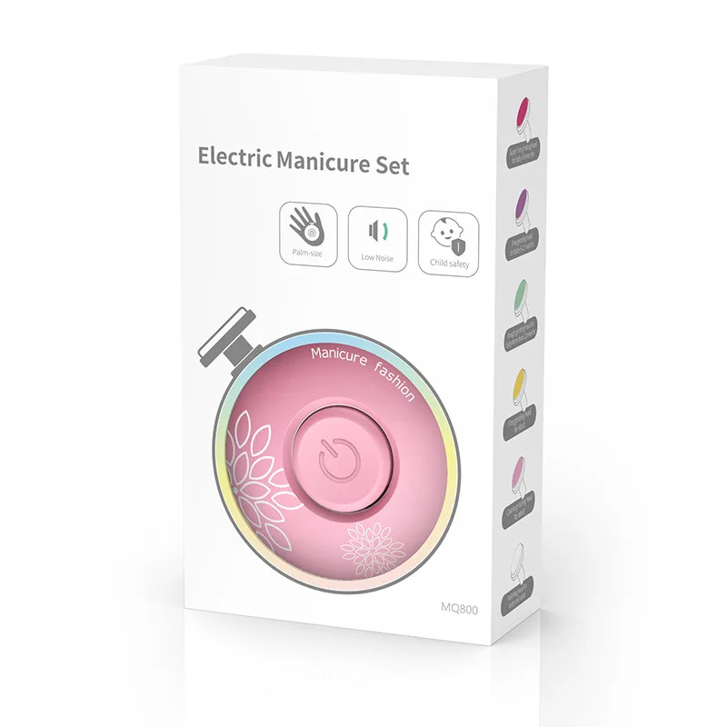 Wholesale electric auto manicure new 6 in 1 electric babe care nail clipper safe kids nail cutter baby nail trimmer kit