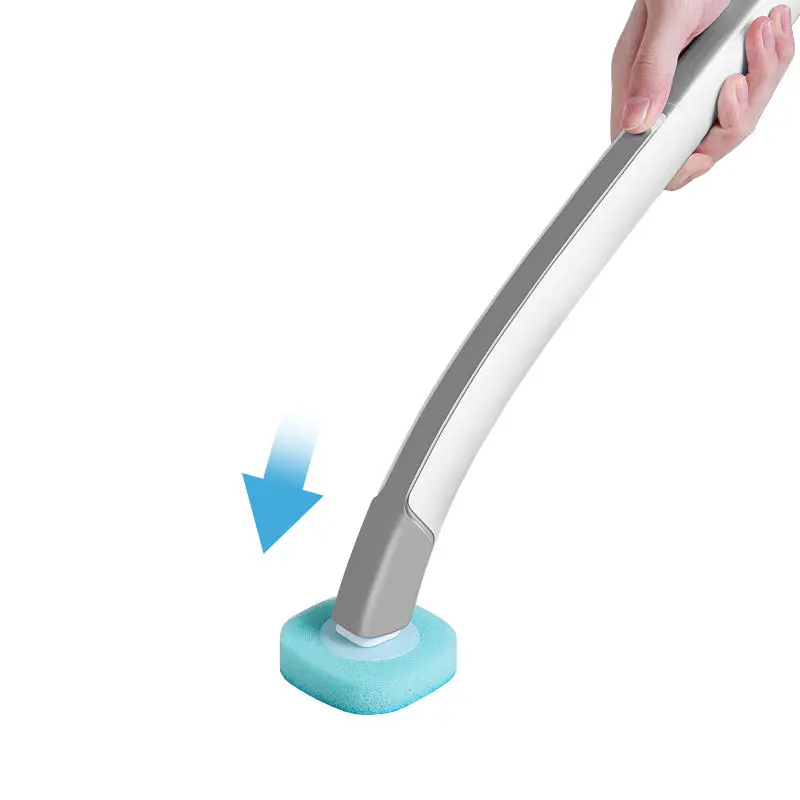 Disposable toilet brush Bathroom Toilet Silicone Brush Toilet Silicone Brush Set with sponge