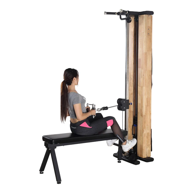 
LAT and Lift Pulley System Cable Rope Machine for Muscle Strength, fitness pulley 