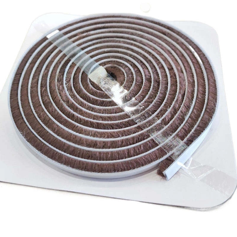 CLJ Hot Melt Self-Adhesive Bristles Weather Strip Sliding Window Weather Stripping Brush Seal With Hot Melt Glue Tape