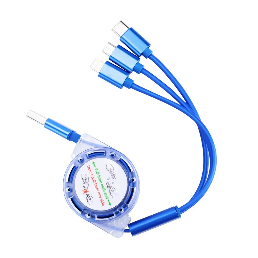 3 в 1 USB-кабель для зарядки iPhone