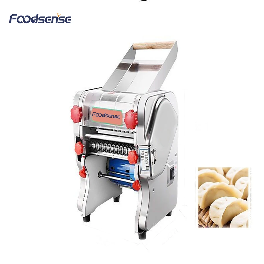 Commercial Stainless Steel Automatic Dough Roller Sheeter Machine Electric Noodle Press Machine Spaghetti Pasta Maker