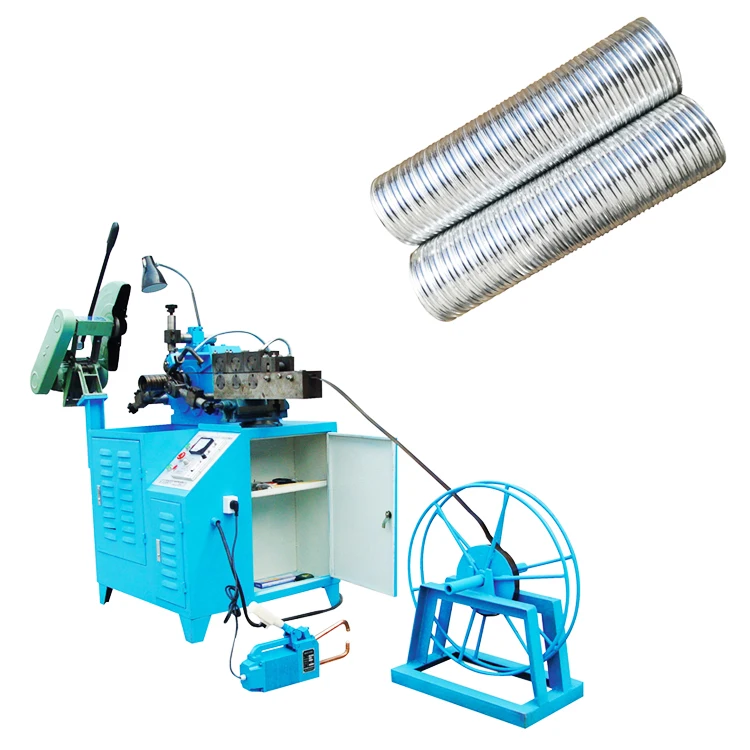 Metal Cold Rolled Post-tension Spiral Corrugated Pipe Making Machine