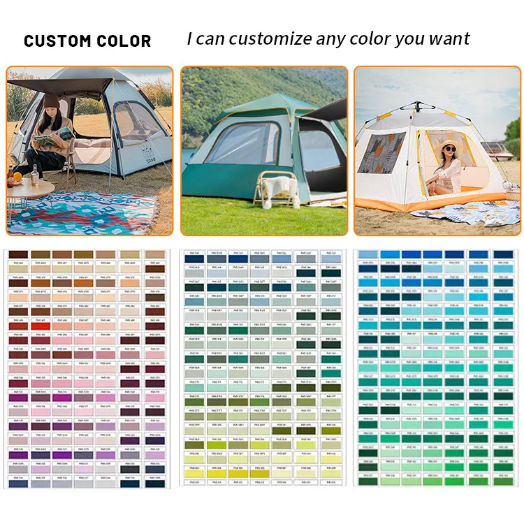 water proof tent  amping moustiquaire water proof outdoor camping tent automatic folding equipment family waterproof