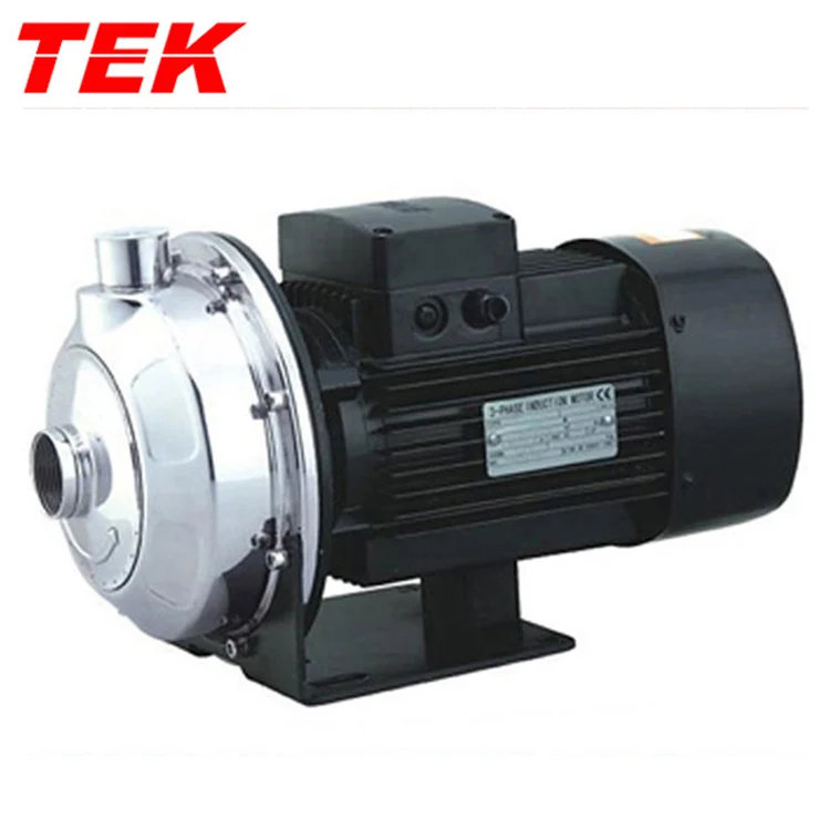 MS330/1.5 MS330-1.5 1.5kw 330L/min Copper Wire Motor Stainless Steel Body Horizontal Single-stage Centrifugal MS Pump OEM