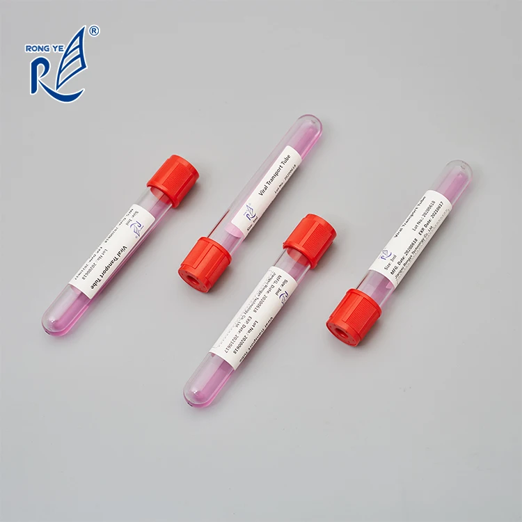 10ml PET viral tube 3ml VTM transport medium with specimen collection swab