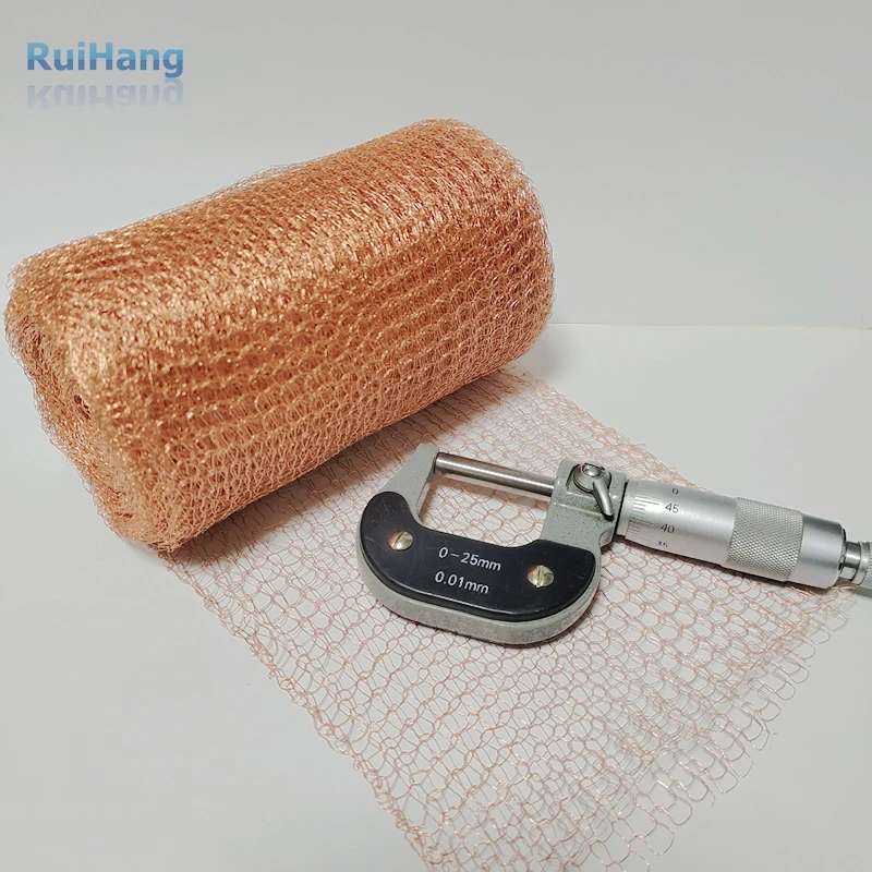 Factory direct sale Pure Copper Mesh Roll Fill Fabric Pest Control Wire Mesh Slugs Snails Rats with free sample