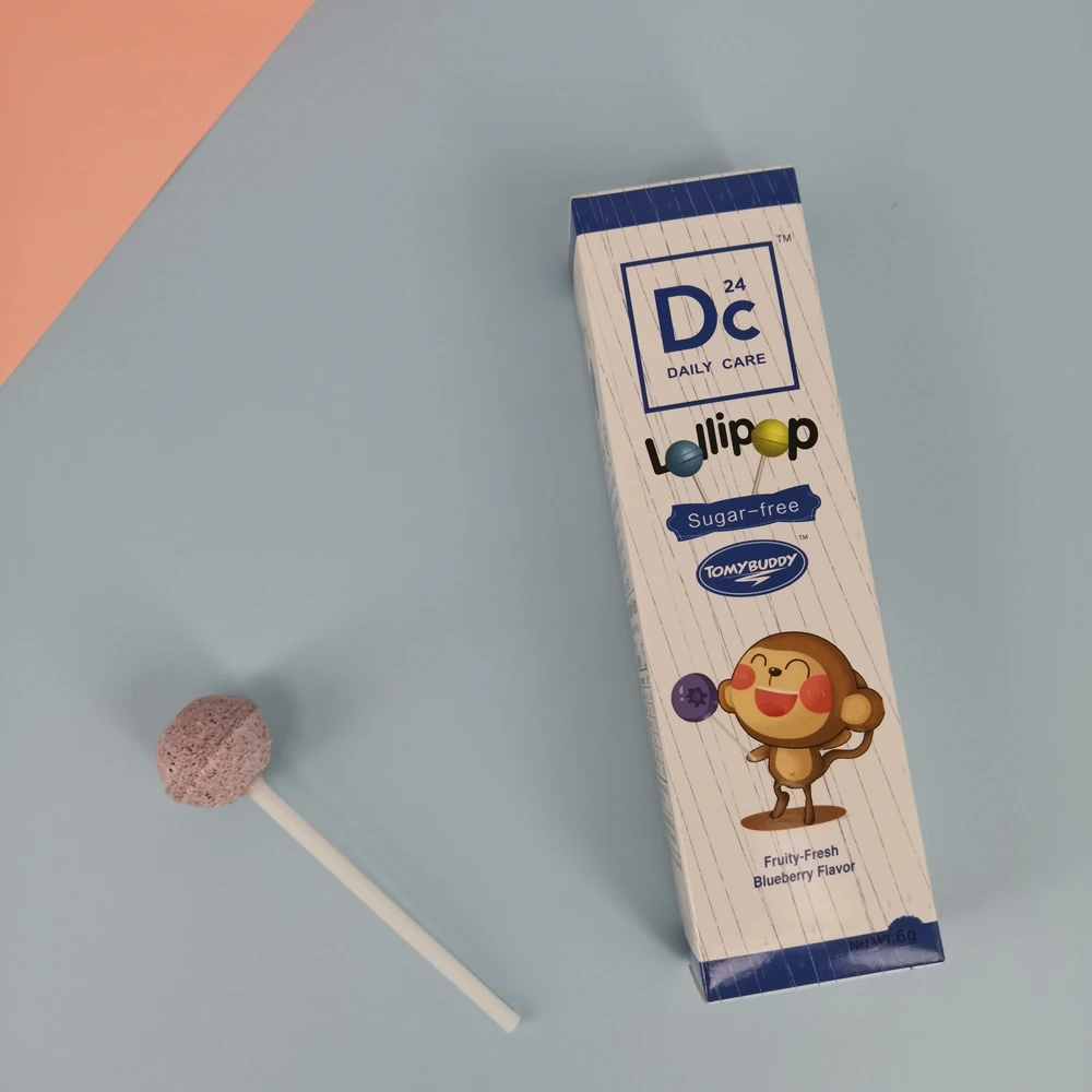 Blueberry lollipops with gluten free, fat free, and totally guilt-free