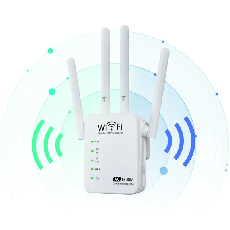 5G маршрутизатор усилитель Wi-Fi 1200M удлинитель сигнала