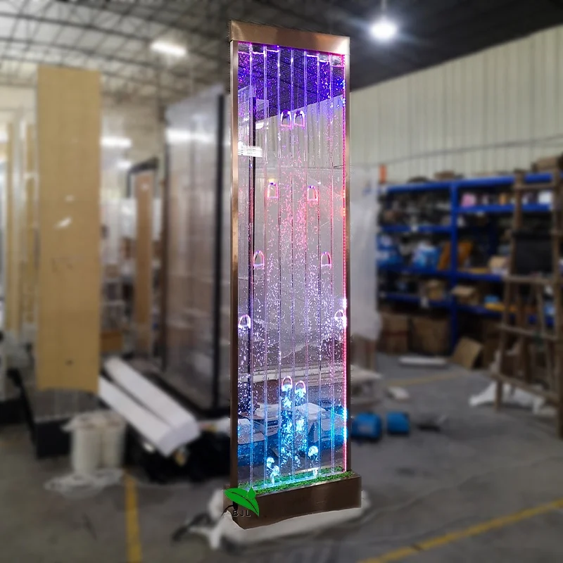 manufacturer digital programmable water bubble wall LED aquarium restaurant wall decoration