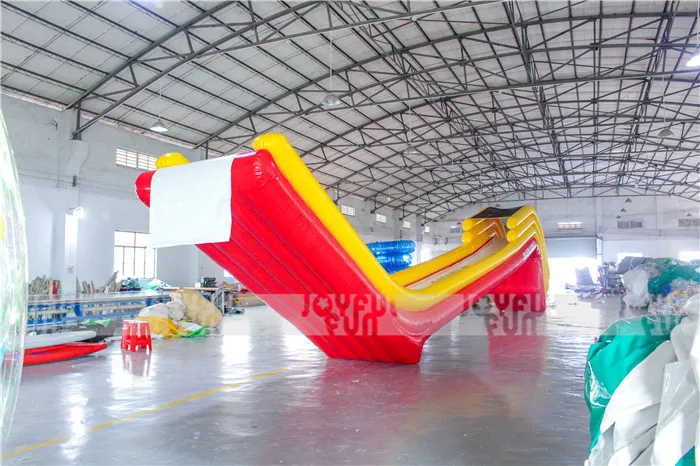 PVC durable material inflatable water slide for yacht inflatable boat yacht slide for sale water play equipment