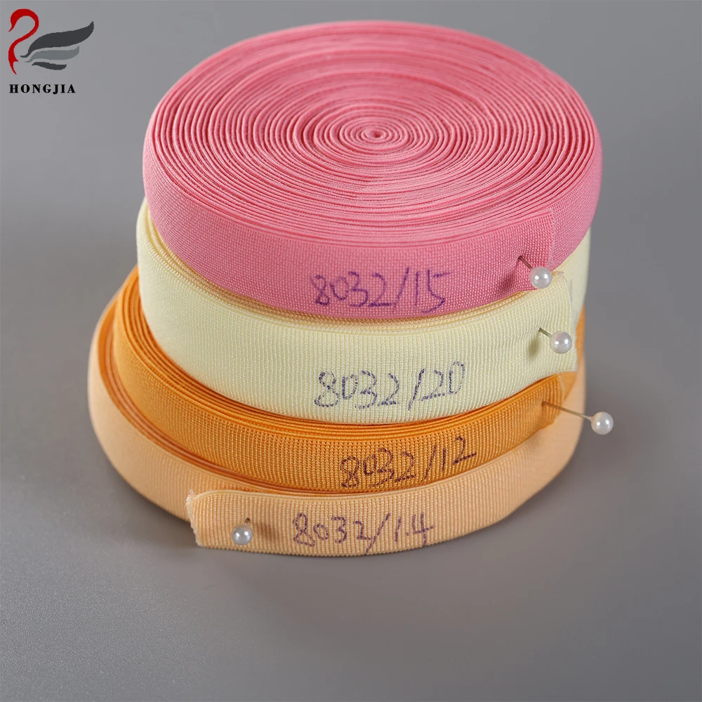 Soft plush bra elastic produced by an experienced factory