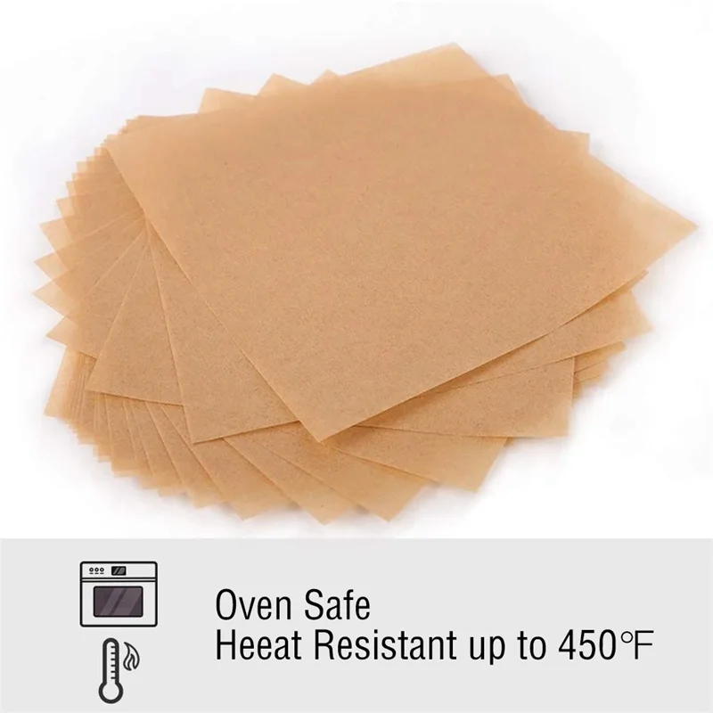 
Disposable Coated Pattern Liner Cake Loaf Tray Cheap Silicone Molds Box Pan Unbleached Parchment Paper Bake Sheet 