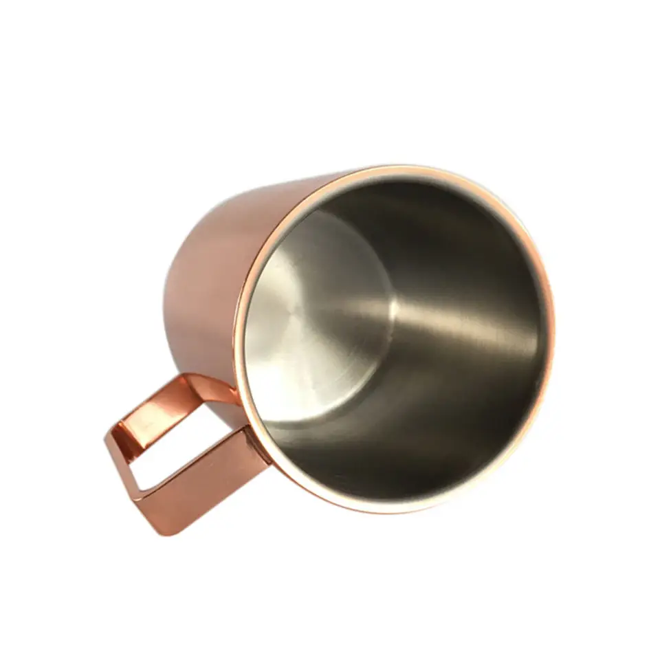 New Stainless Steel Russian Standard Stoli Vodka Copper Mugs For Vodka And Ginger Beer