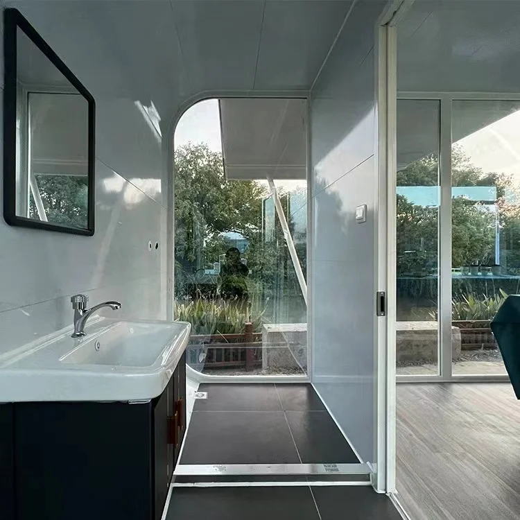 Moduler Homes Prefab Hotel Container House Luxury Steel Structure Prefabricated Building Space Capsule Prefabricated Cabins