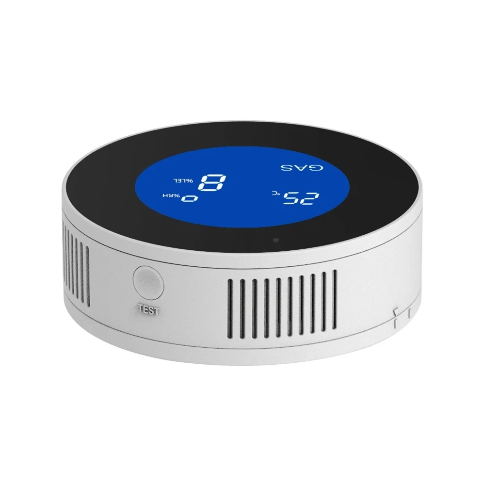 Tuya zigbee WiFi multi-gas sensor Home Industrial Natural propane lpg co2 gas sensor Alarm System Smart gas Detector