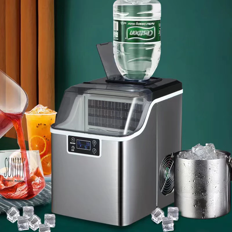 Home LCD display small bar cube ice machine commercial beer ice mini ice machine