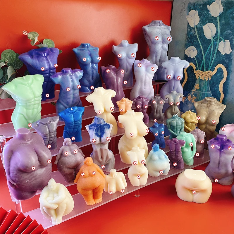 B-1004 DIY Art Body Mold Cute Female Candle Silicone Mold Fragrance candle molds for candle making Mould