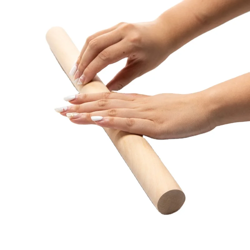Wood rolling pin mini wooden fondant oem rolling pin for barking