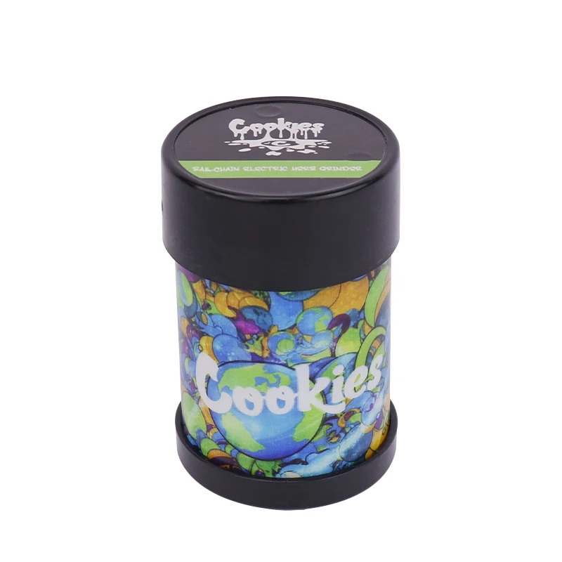 Lanchuang New plastic chain smoke grinder color printing cartoon pattern tobacco grinder Electric press automatic grinder