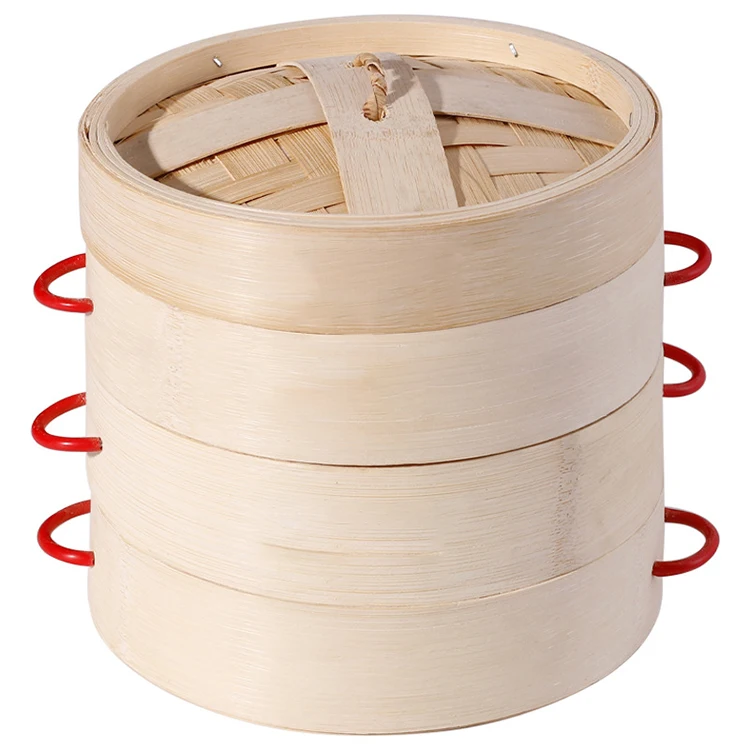 Strong And Resilient 100% Natural Bamboo 5 Inch To 12 Inch Bamboo Steamers For Sale