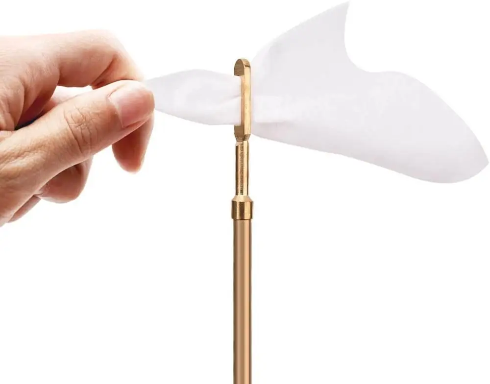 ..223 .30 .45Cal Solid Brass Gun Cleaning Jags Patch Holder Kit For All gun Brass Slotted Tip