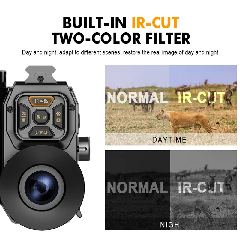 Ten Rings Professional HD Outdoor Zoom Telescope Spotting Scope 1-5X for Hunting Connected to tripod