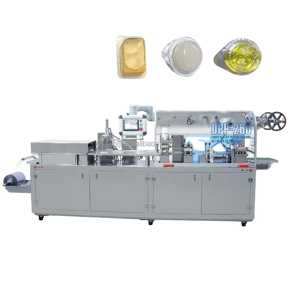 Fully Automatic Alu Blister Dpp250 Packing Machine for Medicine Mexico Travel Marketing Pvc Key Training Medical Engine Food Air