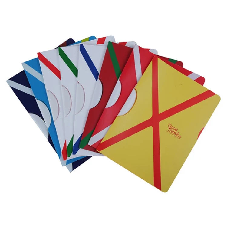 
School PP Eco-friendly office products file folder,custom plastic hardcover file report 