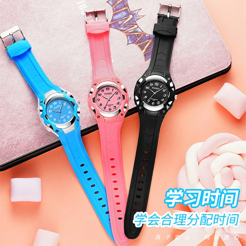 SB0032  Newest Quartz Digital Kid Watch Girls and Boys Gifts Silicon Watches Children 5ATM Waterproof Watch