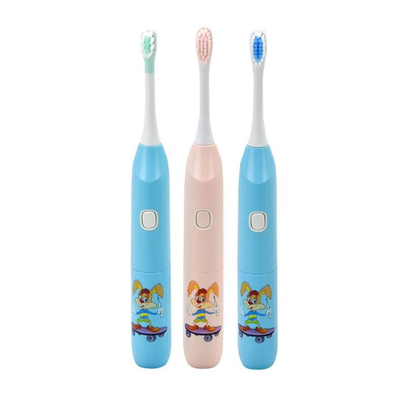 Carton Cute Waterproof Oral Smart Teeth Cleaning Electronic Toothbrushes For Kids Cartoons