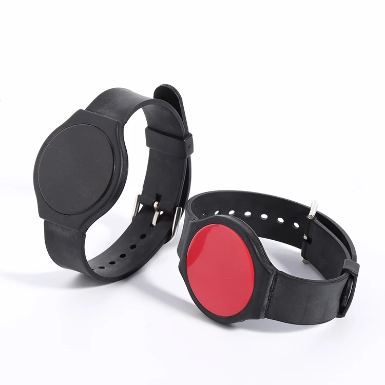 High Quality Waterproof Adjustable Long Range Rfid Bracelet Smart Chip Rfid Silicone Wristband Nfc Bracelet