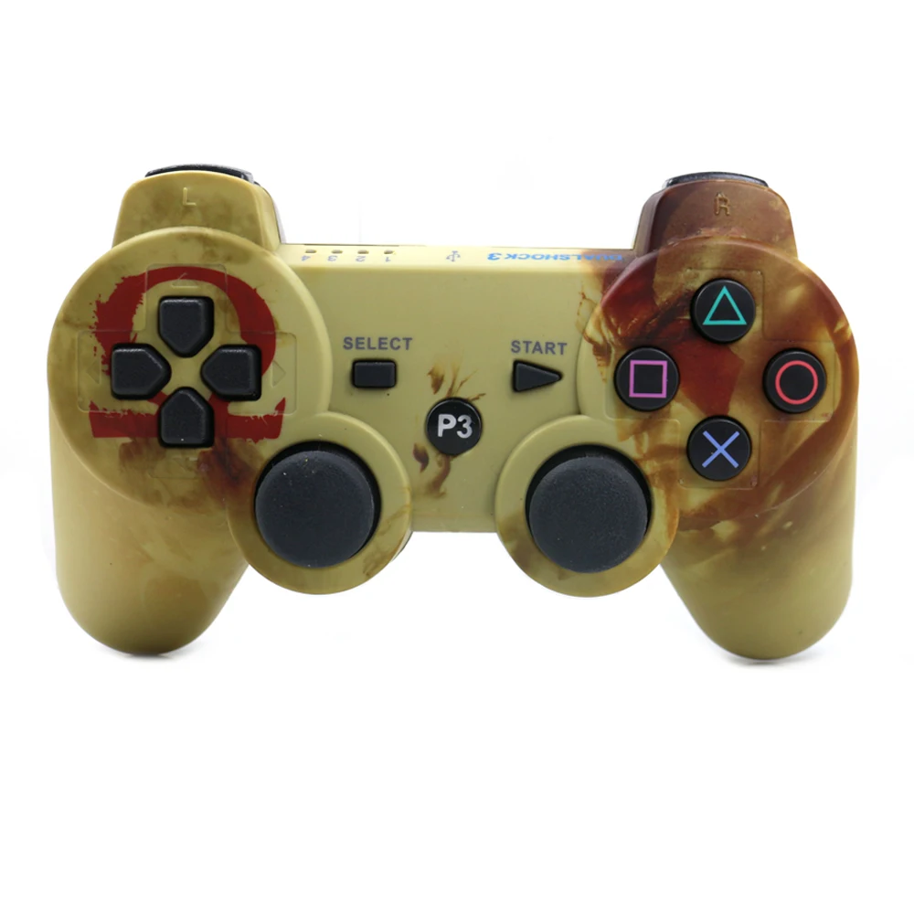 
2021 new wholesale double-motor vibration Shaftless PS3 Wireless controller-Mars game controller for playstation 3 and pc 