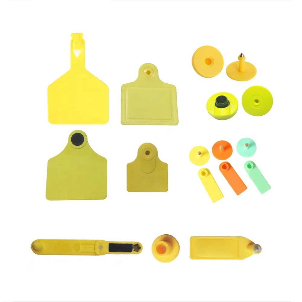 OTPS UHF HF TPU Rfid animal id chip eartag livestock sheep goat RFID Cattle Ear Tag