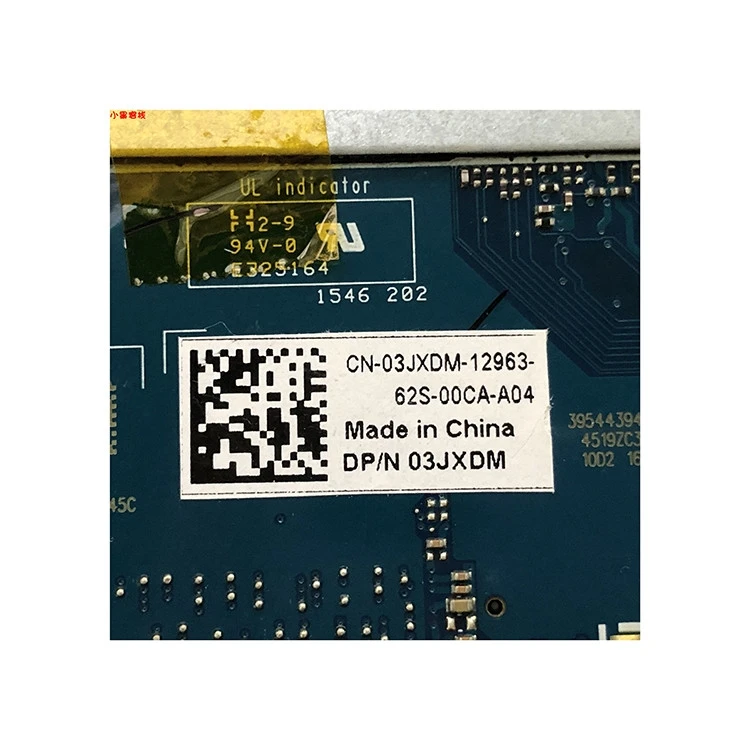 Производитель поставщик б/у ноутбук материнская плата LA-D071P 3jxdm i5-6200U для 15 5559 5459