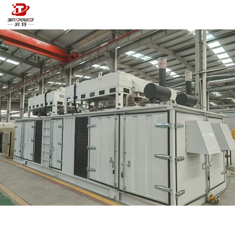 Container Type Genset 1 1800kw 2000kVA 2250kVA 2500kVA gas Engine Generator for Data Center