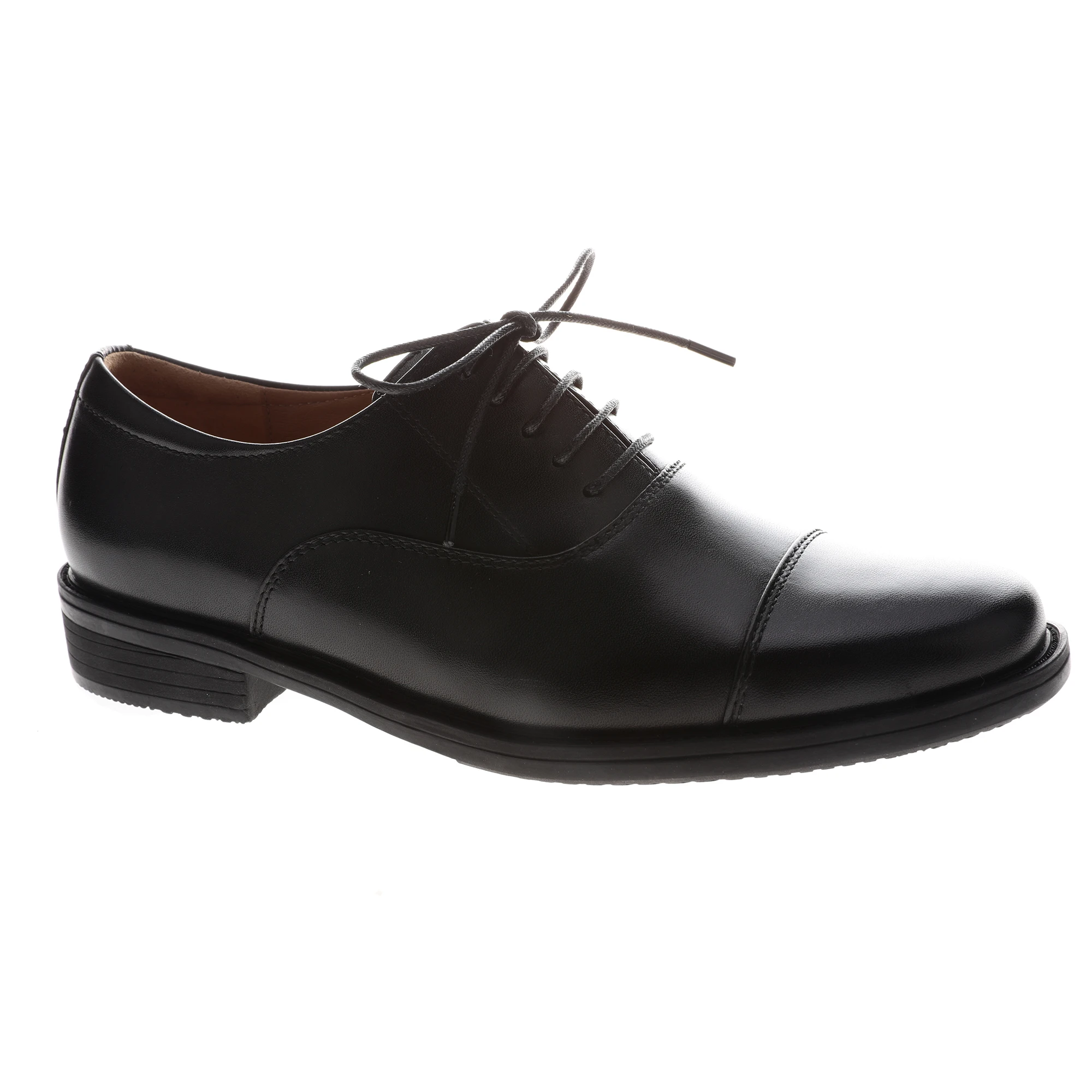 Classic Black Genuine Leather Men Dress Shoes