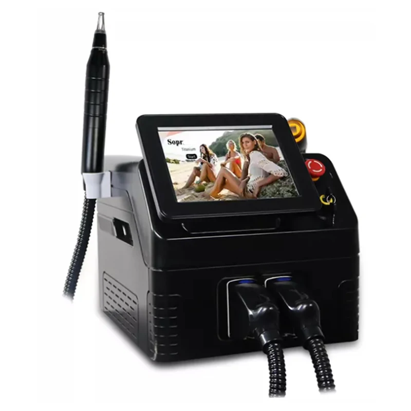 Профессиональный диодный лазер 2 в 1 808 для удаления волос, пикосекундный лазер, машинка для удаления татуировок